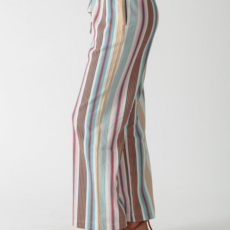 Ladies Electric & Rose Electric & Rose Sail Stripe Crop Pant