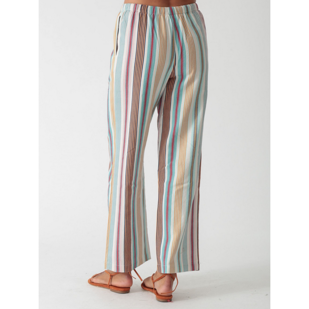 Ladies Electric & Rose Electric & Rose Sail Stripe Crop Pant