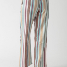 Ladies Electric & Rose Electric & Rose Sail Stripe Crop Pant