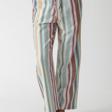 Ladies Electric & Rose Electric & Rose Sail Stripe Crop Pant