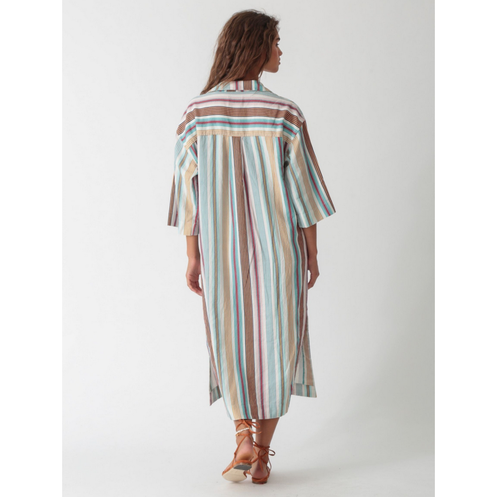 Ladies Electric & Rose Electric & Rose Mary Stripe Kaftan