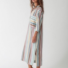 Ladies Electric & Rose Electric & Rose Mary Stripe Kaftan