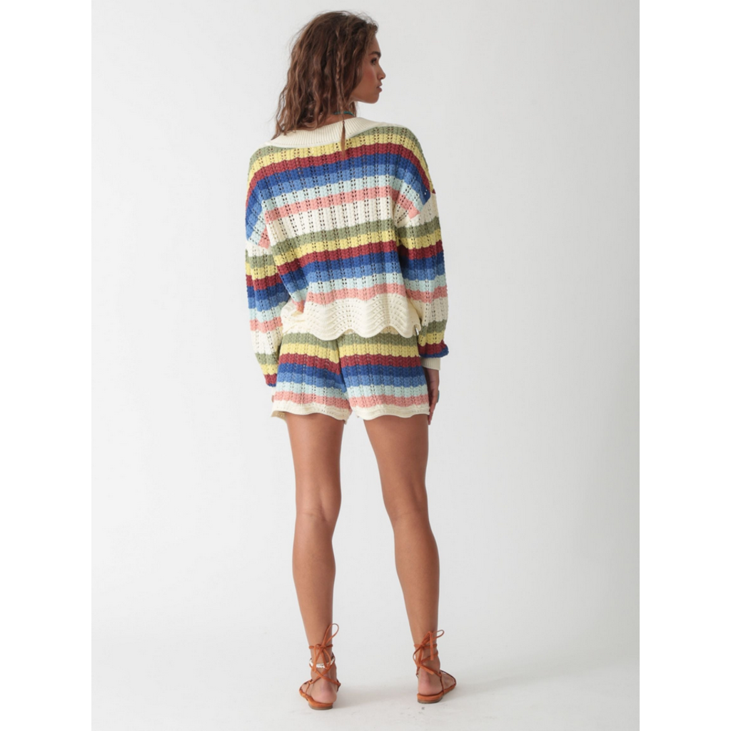 Ladies Electric & Rose Electric & Rose Kira Crochet Sweater