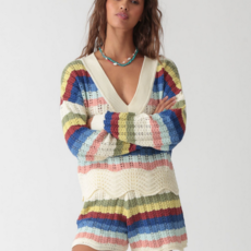 Ladies Electric & Rose Electric & Rose Kira Crochet Sweater