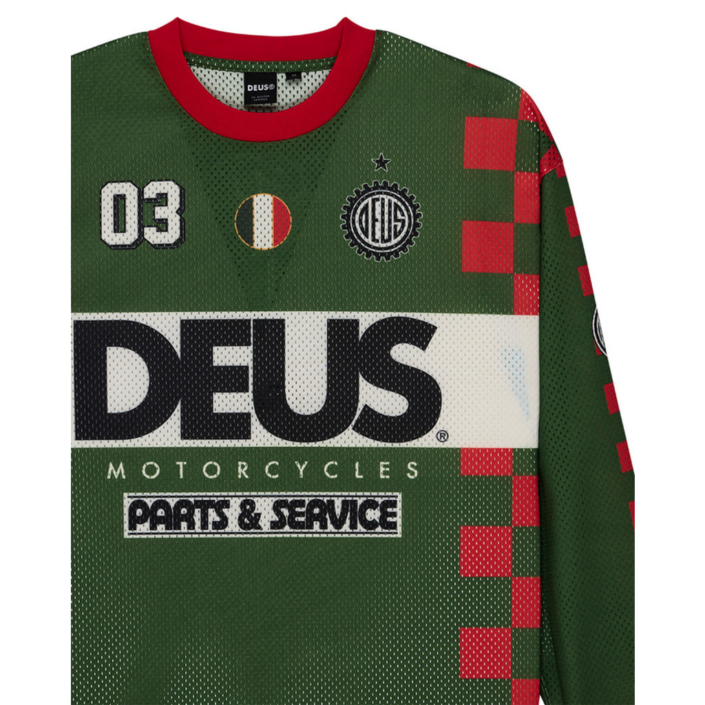 Deus Ex Machina Overlap LS Moto Jersey - Franklin Road