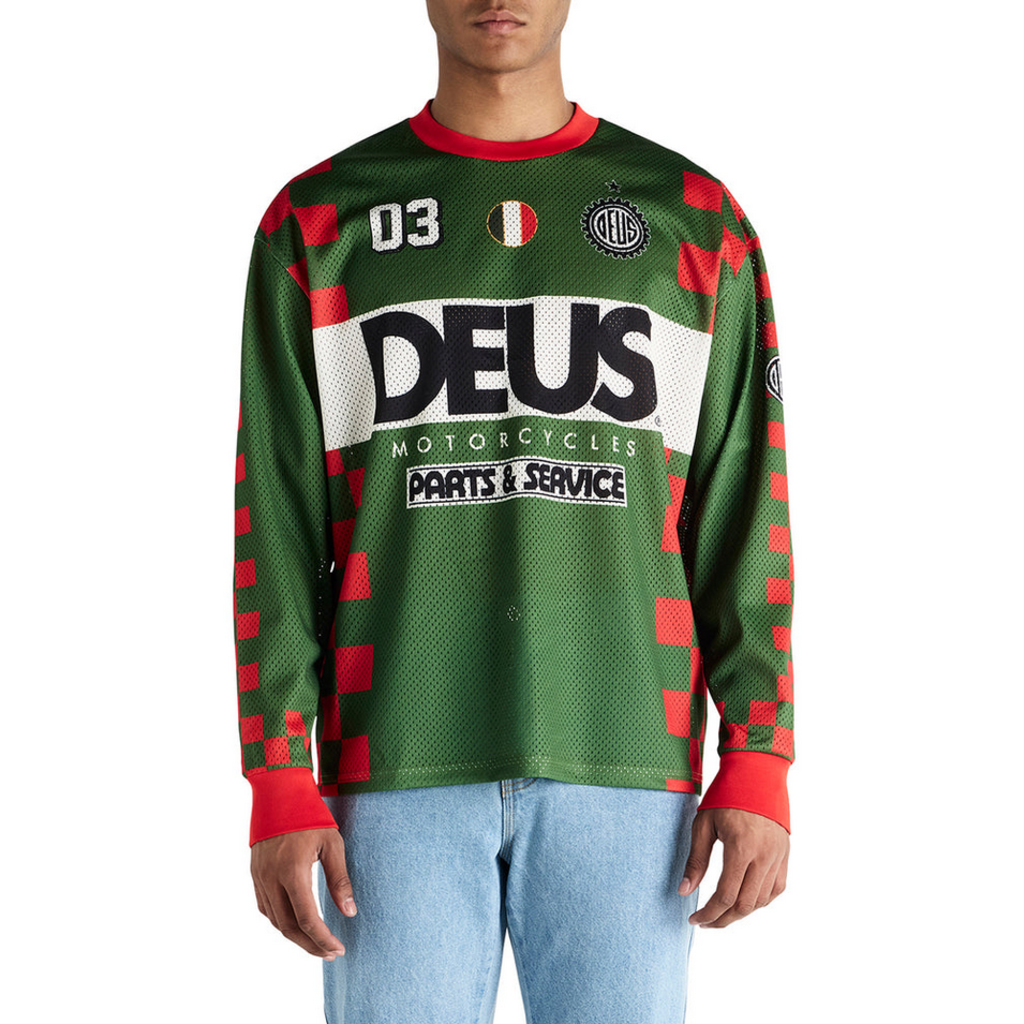 Deus Ex Machina Overlap LS Moto Jersey - Franklin Road
