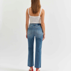 DAZE Denim DAZE Soho Rawcut High Ankle Flare
