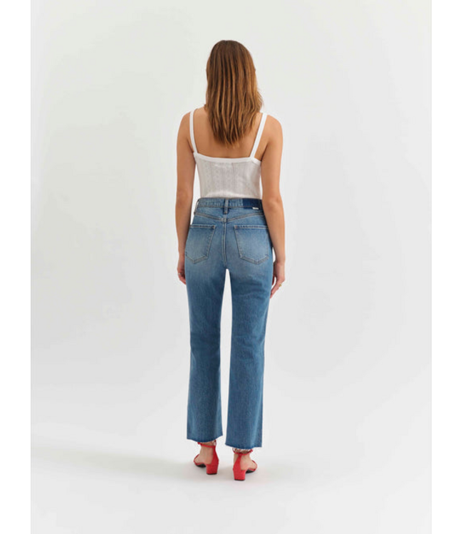 DAZE Denim DAZE Soho Rawcut High Ankle Flare