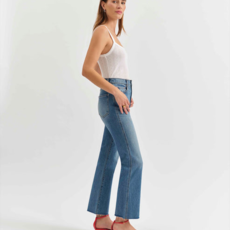DAZE Denim DAZE Soho Rawcut High Ankle Flare