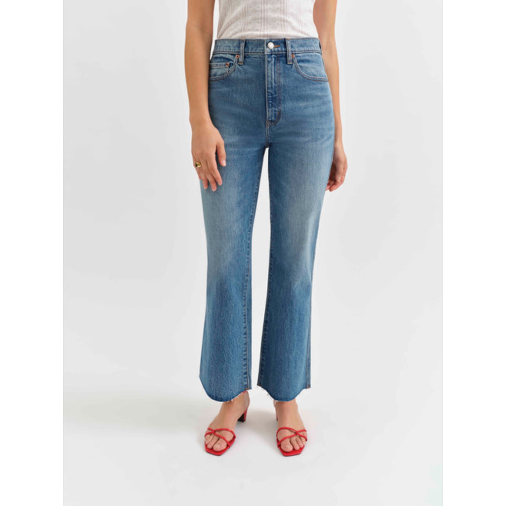DAZE Denim DAZE Soho Rawcut High Ankle Flare