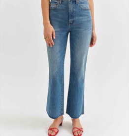 DAZE Denim DAZE Soho Rawcut High Ankle Flare