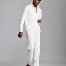 Billy Reid Billy Reid Quilted Zip Pullover