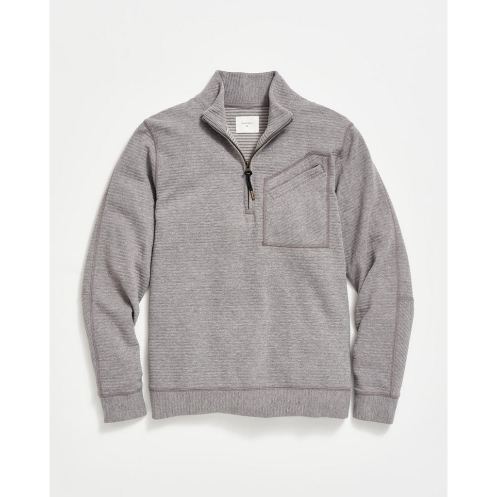 Billy Reid Billy Reid Quilted Zip Pullover