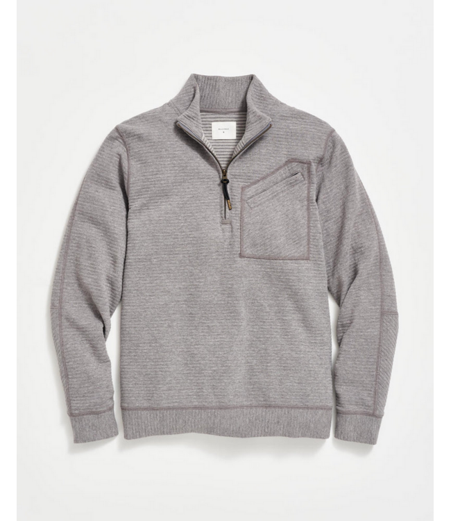 Billy Reid Billy Reid Quilted Zip Pullover