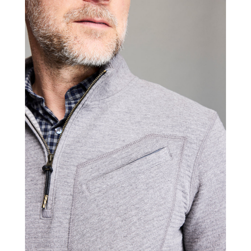 Billy Reid Billy Reid Quilted Zip Pullover