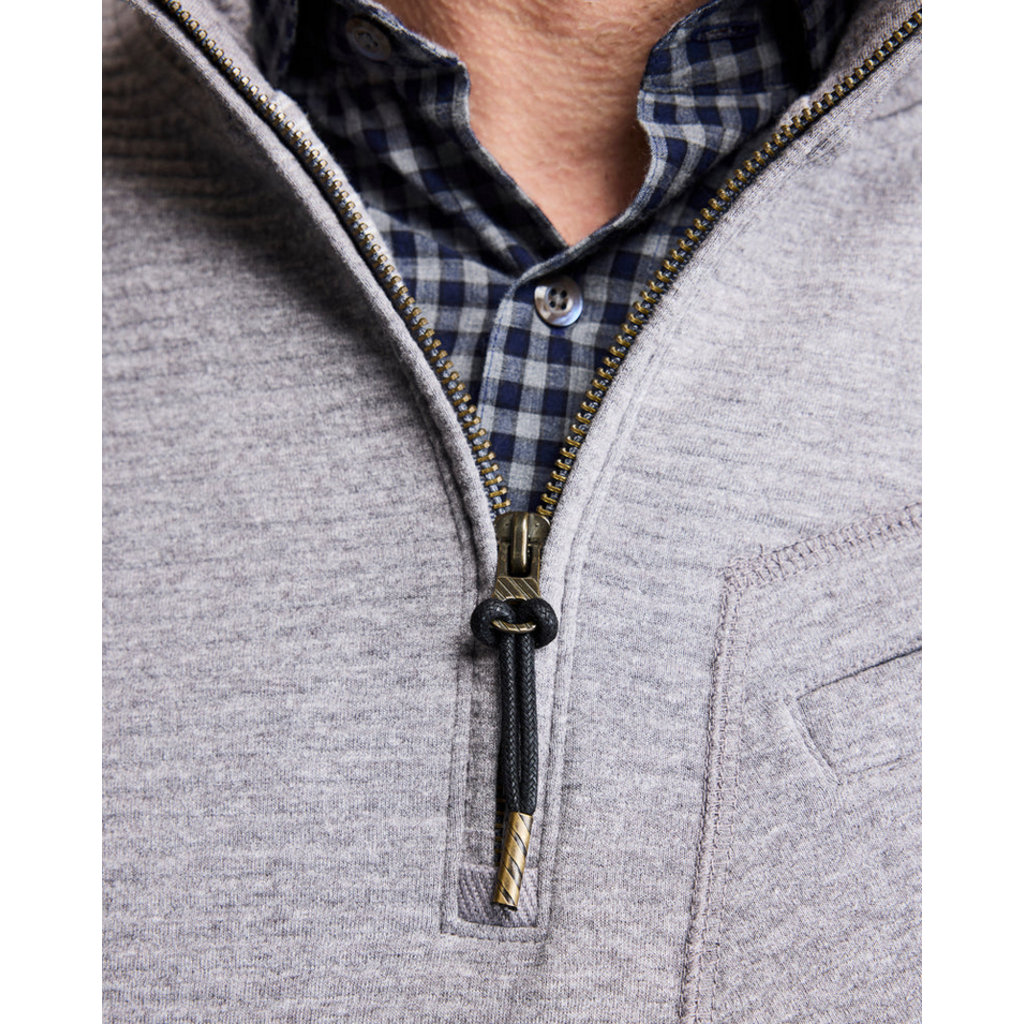 Billy Reid Billy Reid Quilted Zip Pullover