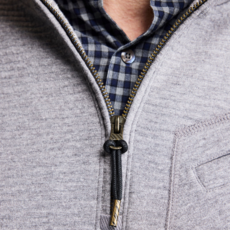 Billy Reid Billy Reid Quilted Zip Pullover