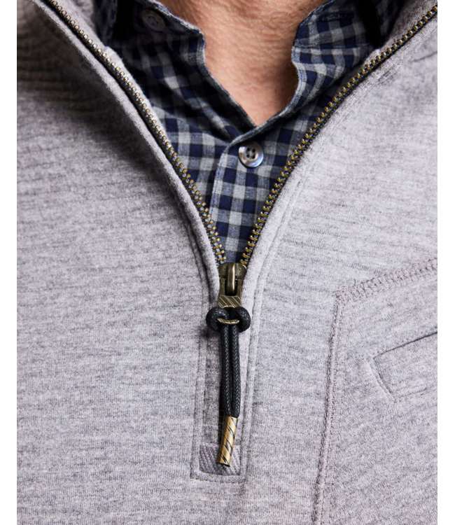 Billy Reid Billy Reid Quilted Zip Pullover