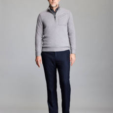 Billy Reid Billy Reid Quilted Zip Pullover