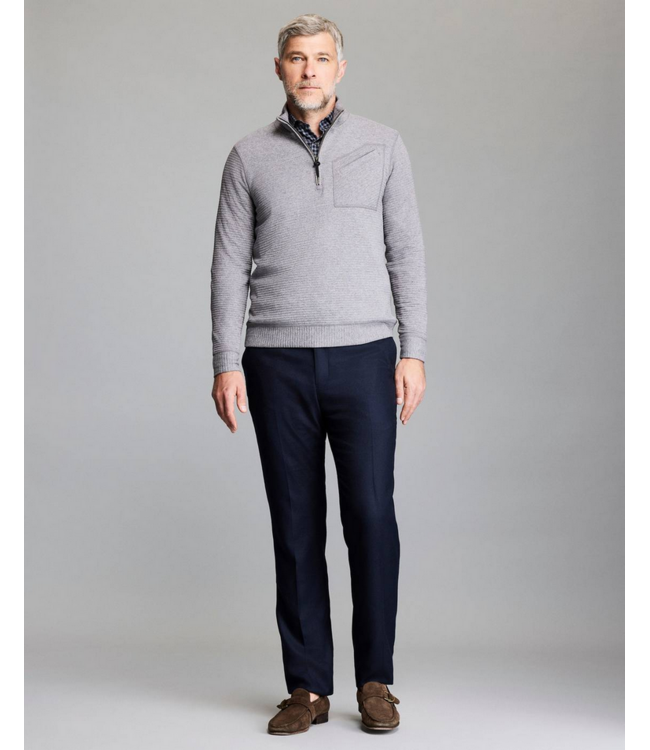 Billy Reid Billy Reid Quilted Zip Pullover