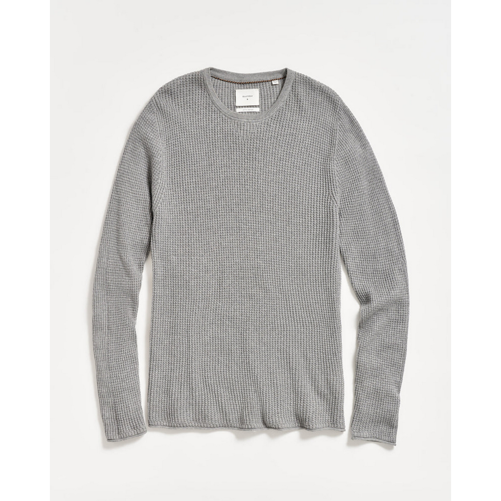 Billy Reid Billy Reid Mini Waffle Crew Sweater