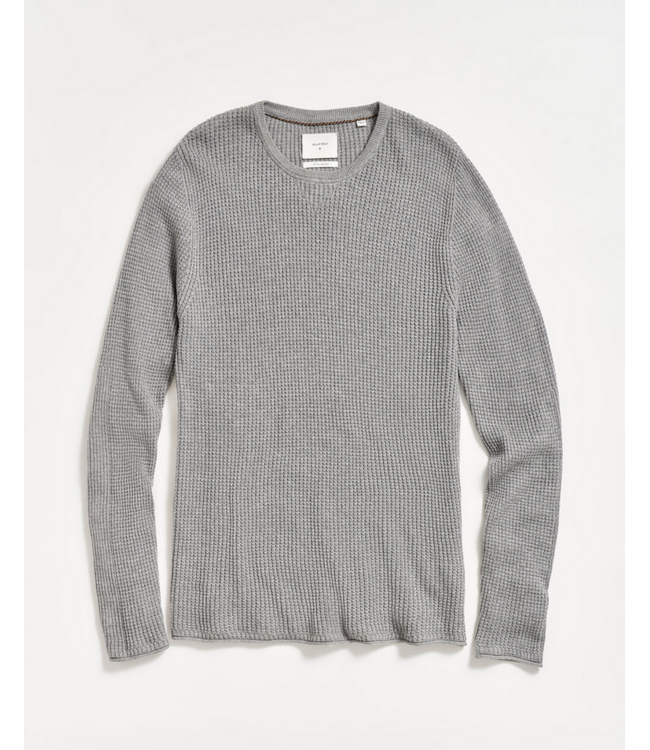 Billy Reid Billy Reid Mini Waffle Crew Sweater
