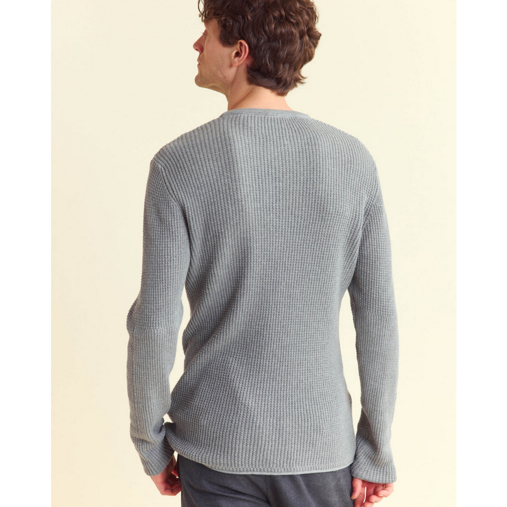 Billy Reid Billy Reid Mini Waffle Crew Sweater