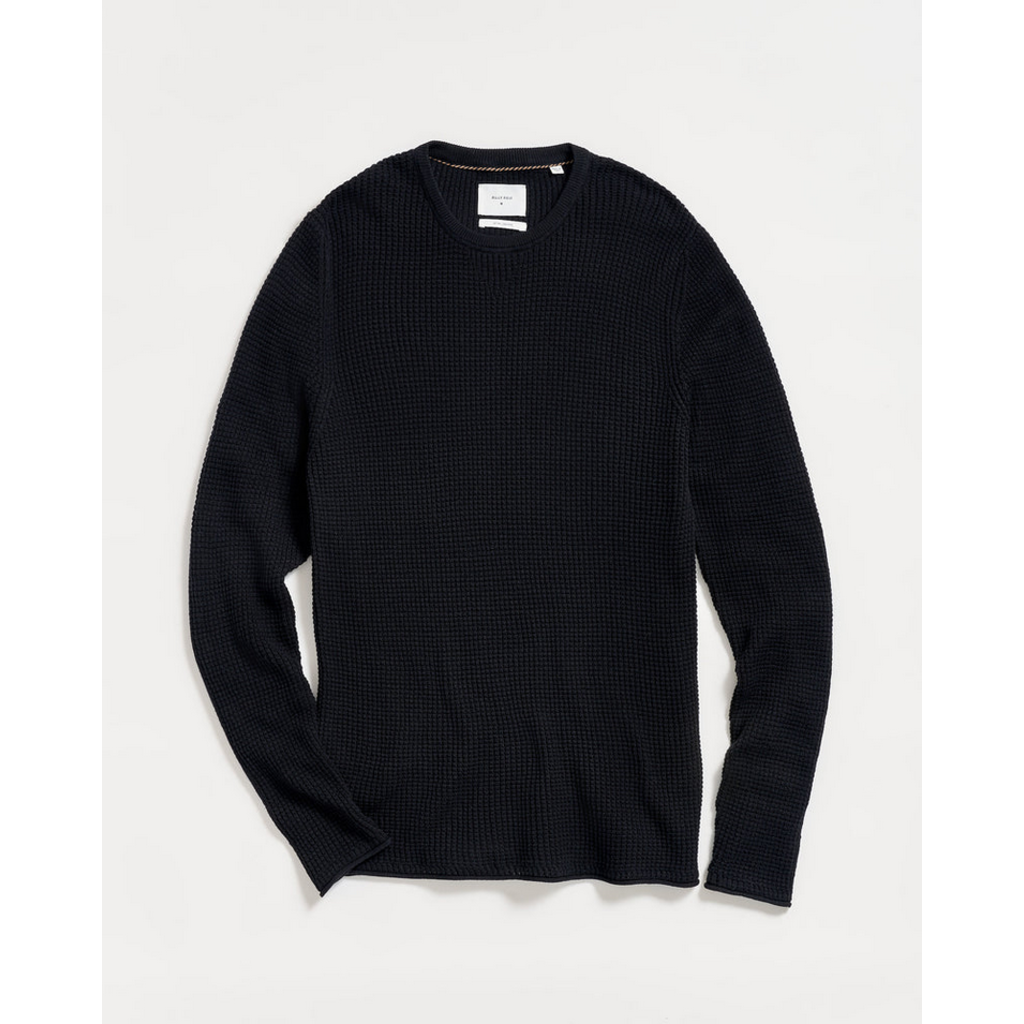 Billy Reid Billy Reid Mini Waffle Crew Sweater