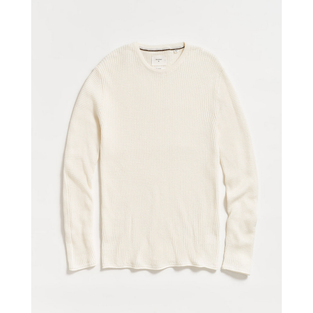Billy Reid Billy Reid Mini Waffle Crew Sweater