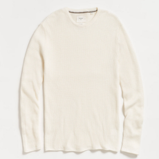 Billy Reid Billy Reid Mini Waffle Crew Sweater
