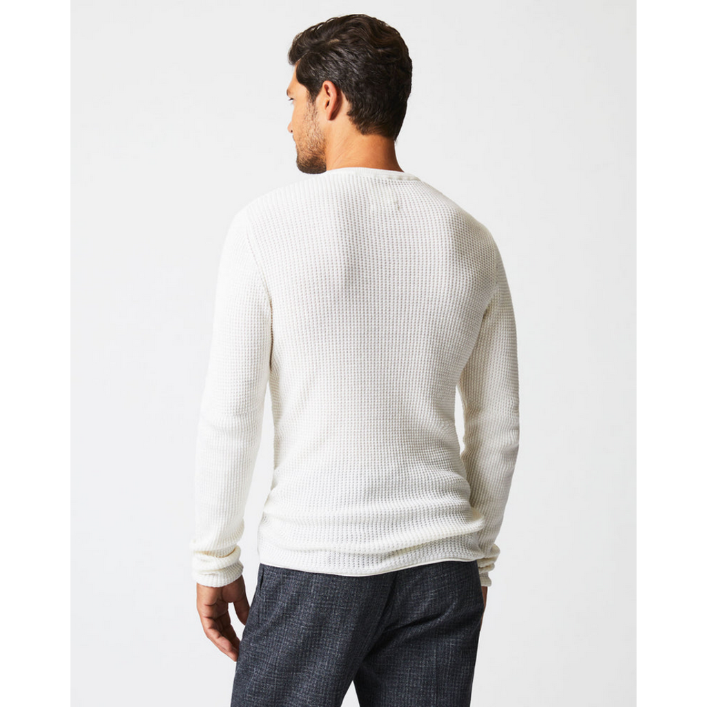 Billy Reid Billy Reid Mini Waffle Crew Sweater