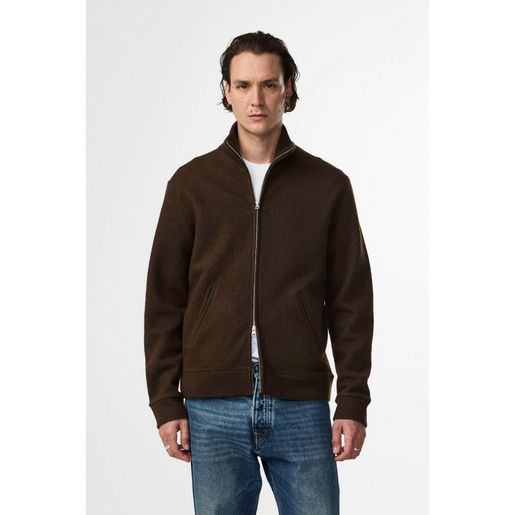 No Nationality NNO7 Boiled Zip Cardigan