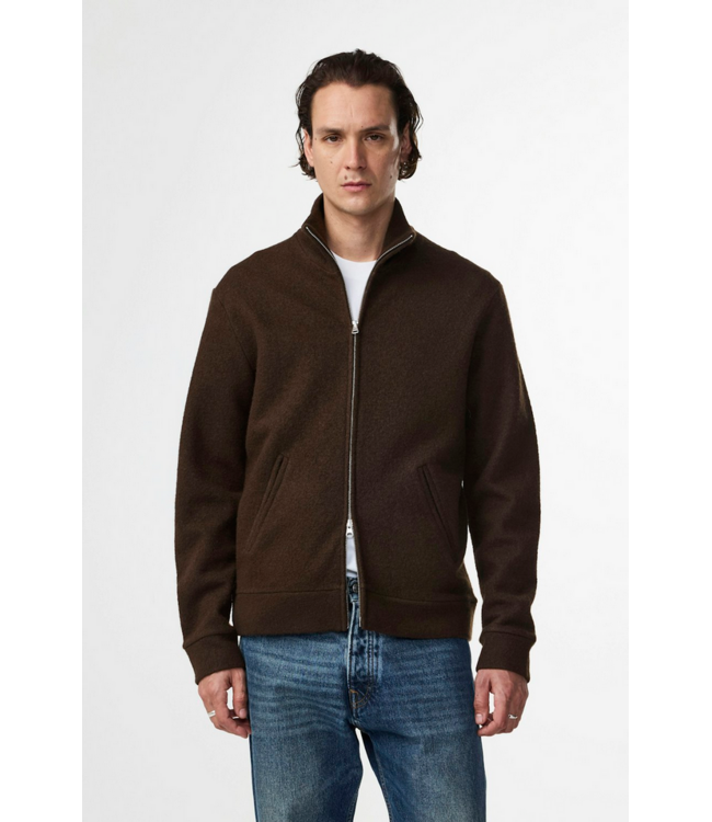 No Nationality NNO7 Boiled Zip Cardigan