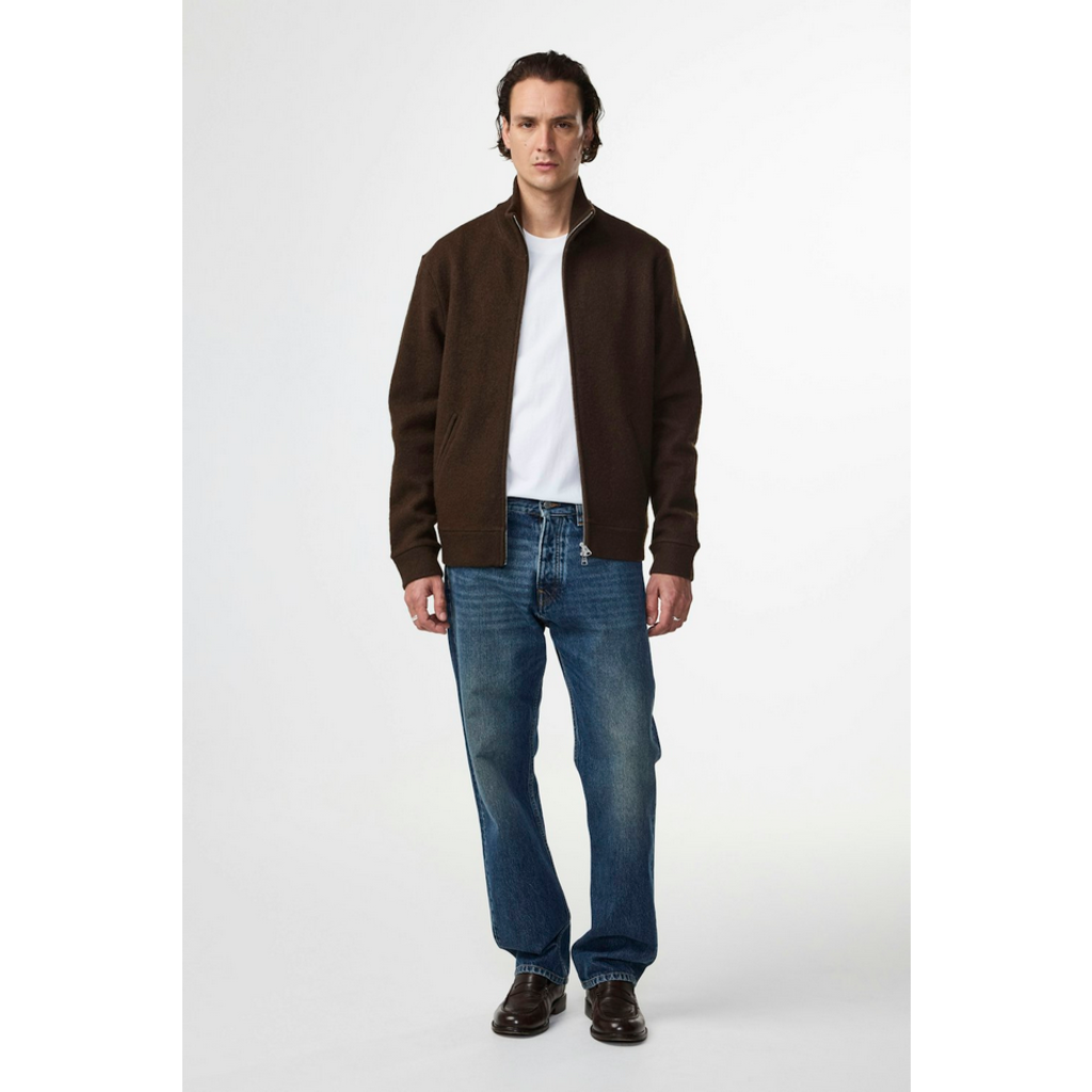 No Nationality NNO7 Boiled Zip Cardigan