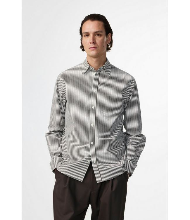 No Nationality NNO7 Colby Stripe LS Shirt