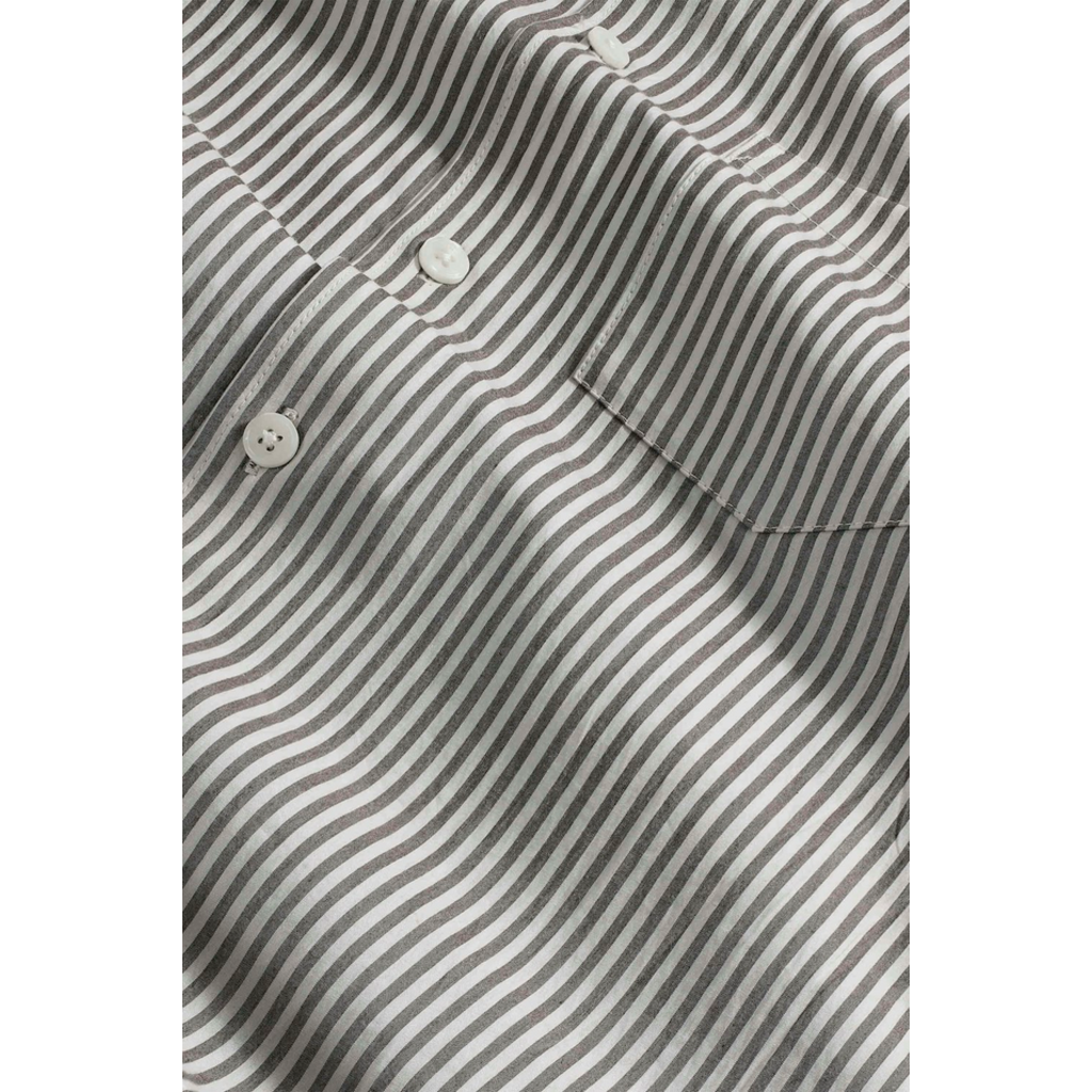 No Nationality NNO7 Colby Stripe LS Shirt