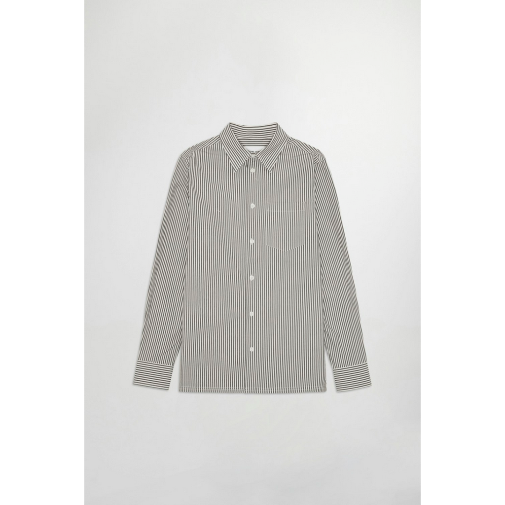 No Nationality NNO7 Colby Stripe LS Shirt