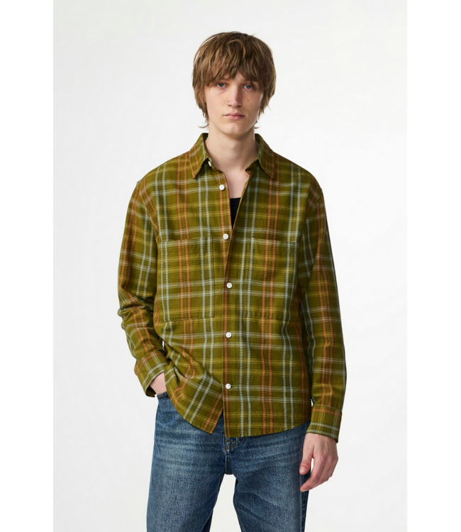 No Nationality NNO7 Bedford Cord LS BU Shirt