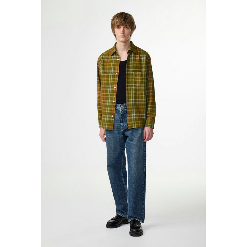 No Nationality NNO7 Bedford Cord LS BU Shirt