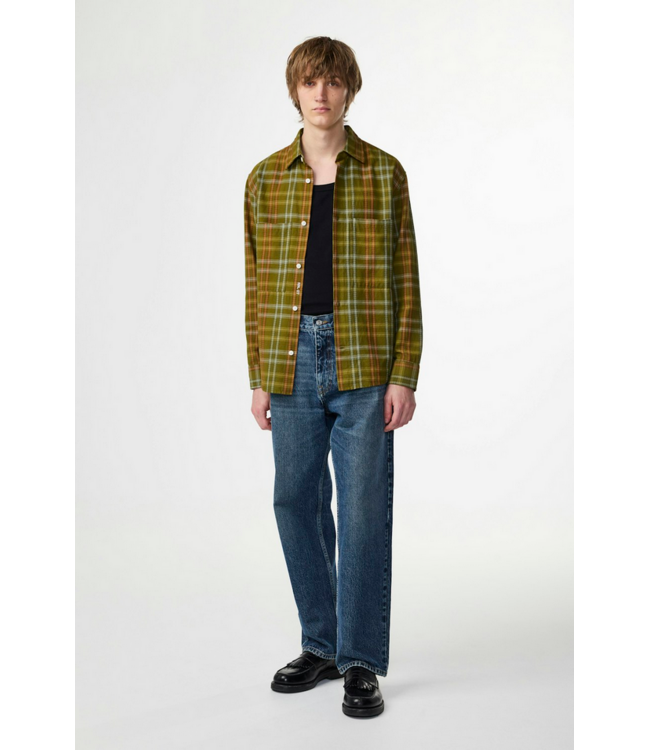 No Nationality NNO7 Bedford Cord LS BU Shirt