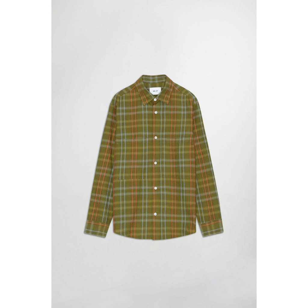 No Nationality NNO7 Bedford Cord LS BU Shirt