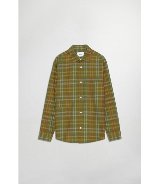 No Nationality NNO7 Bedford Cord LS BU Shirt