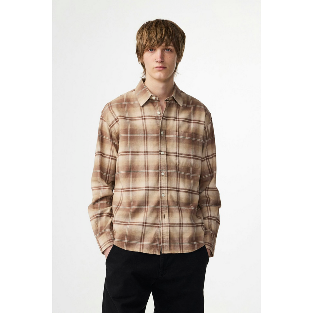 No Nationality NNO7 Deon Check Flannel Shirt
