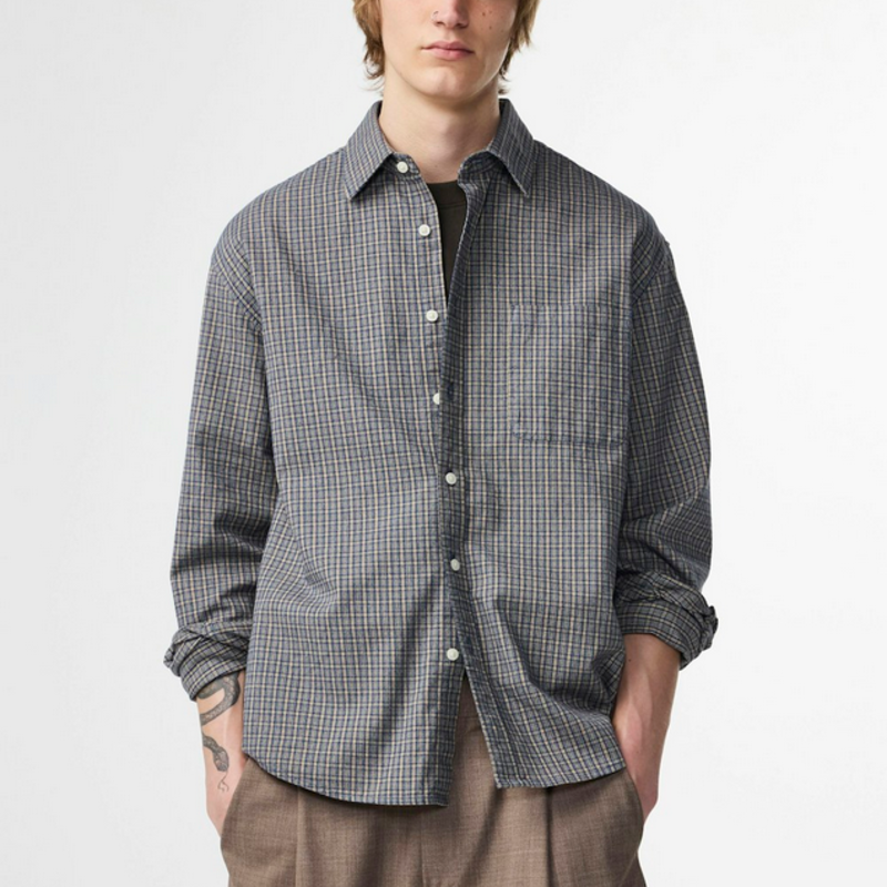 No Nationality NNO7 Deon Check Flannel Shirt