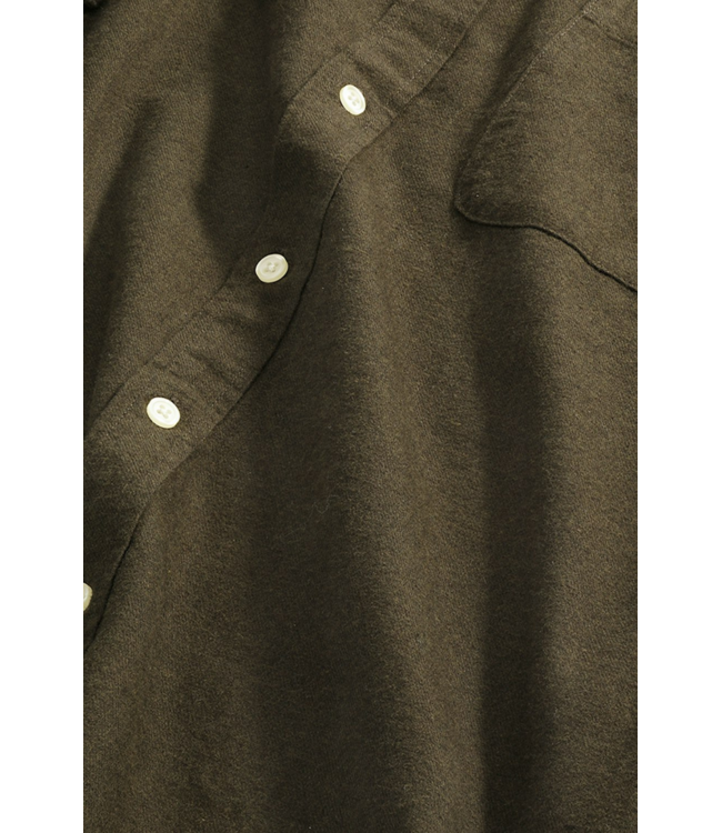 No Nationality NNO7 Deon Solid Flannel Shirt