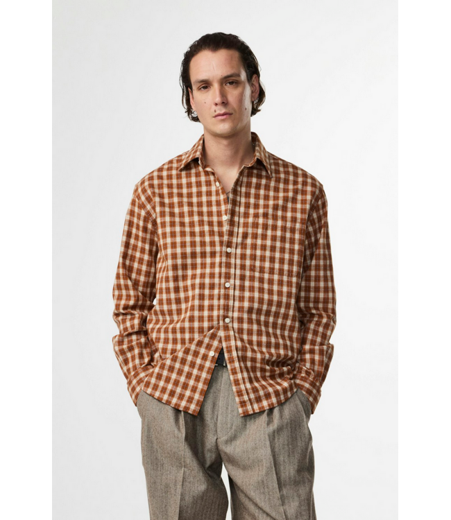 No Nationality NNO7 Deon Solid Flannel Shirt
