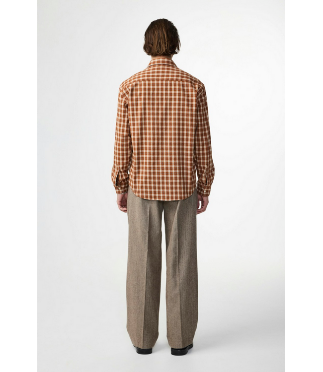 No Nationality NNO7 Deon Solid Flannel Shirt