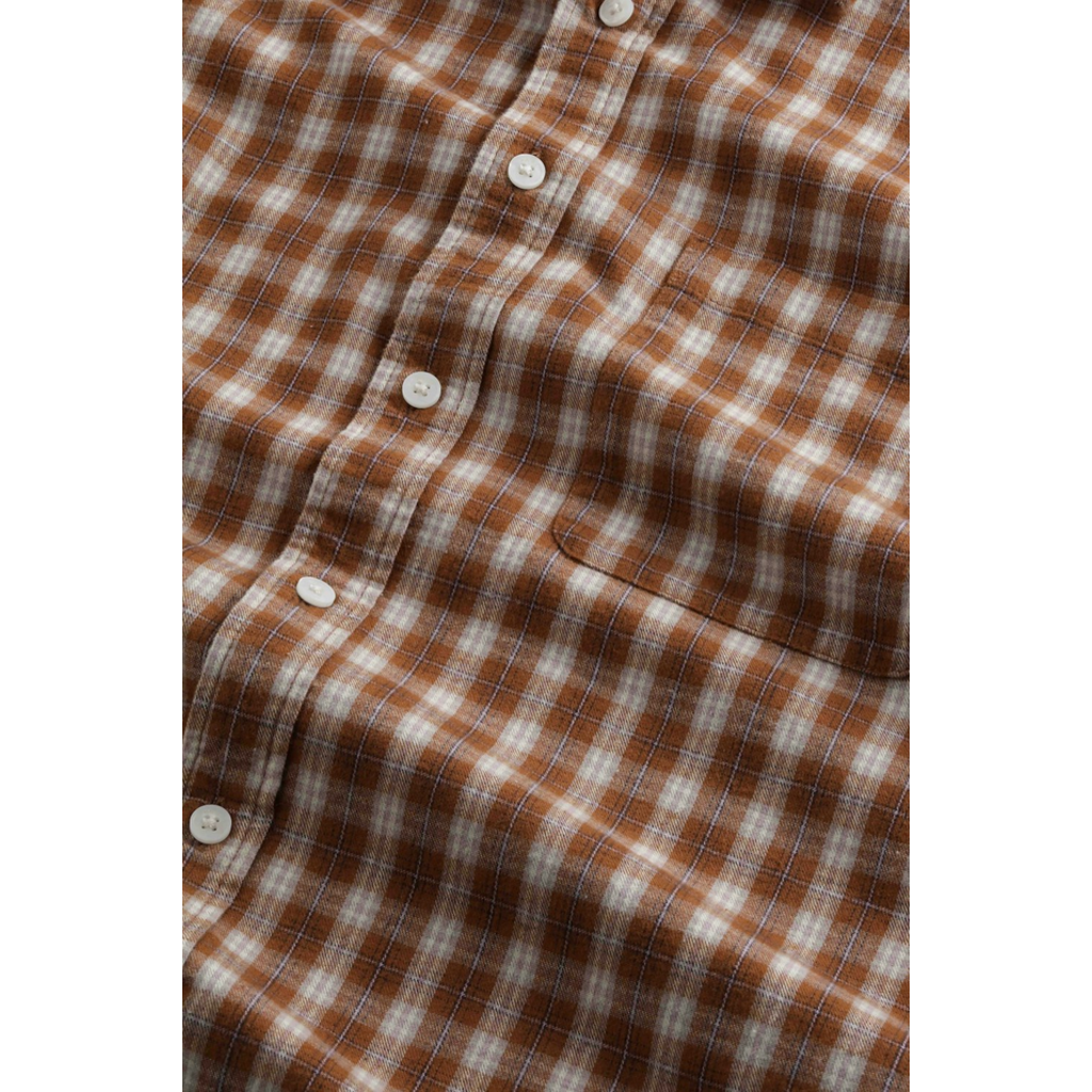 No Nationality NNO7 Deon Solid Flannel Shirt