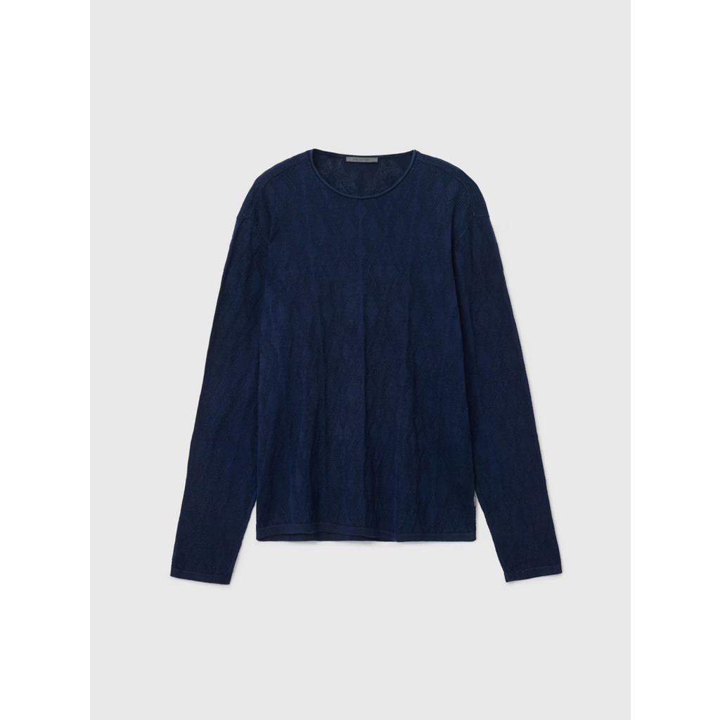 John Varvatos John Varvatos Brycen LS Broken Argyle Crew