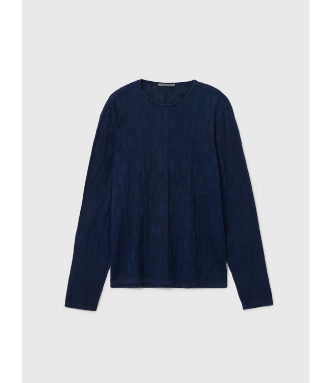 John Varvatos John Varvatos Brycen LS Broken Argyle Crew